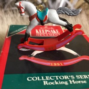 Hallmark 1991 collector series rocking horse